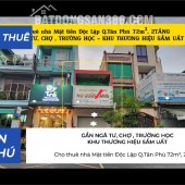 Cho thuê nhà Mặt tiền Độc Lập Q.Tân Phú 72m², 2TẦNG - 18Triệu, GẦN NGÃ TƯ